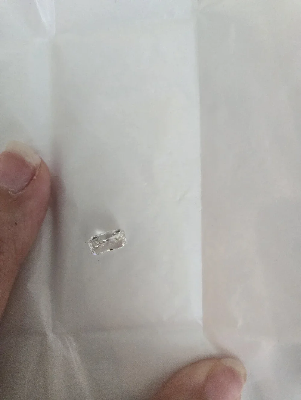 Certified Lab Grown Diamond,  Radiant Cut, 1.6 CT, F Color,  VS1 Clarity